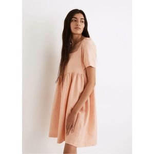 Madewell Linen blend Allie mini dress.